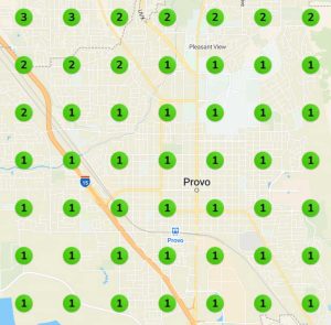 geo ranking map